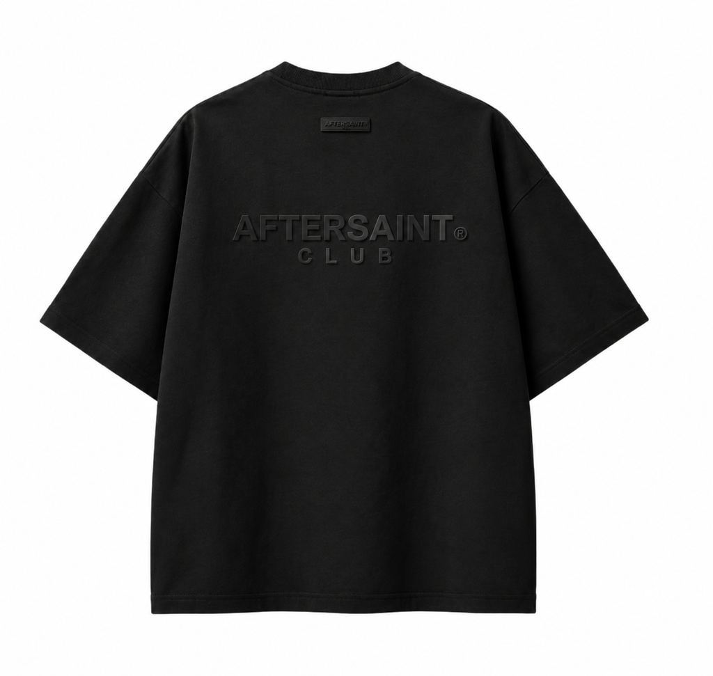 AFTERSAINT CLUB BLACK TEE